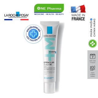 Kem dưỡng giảm mụn nhanh sau 8 giờ La Roche-Posay Effaclar Duo+ M 40ml