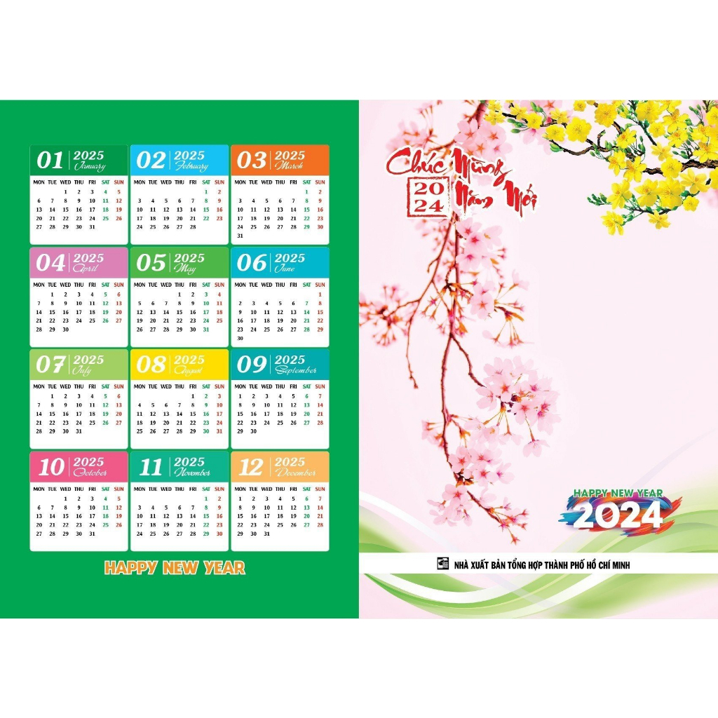 Lịch Túi 2024 Giáp Thìn