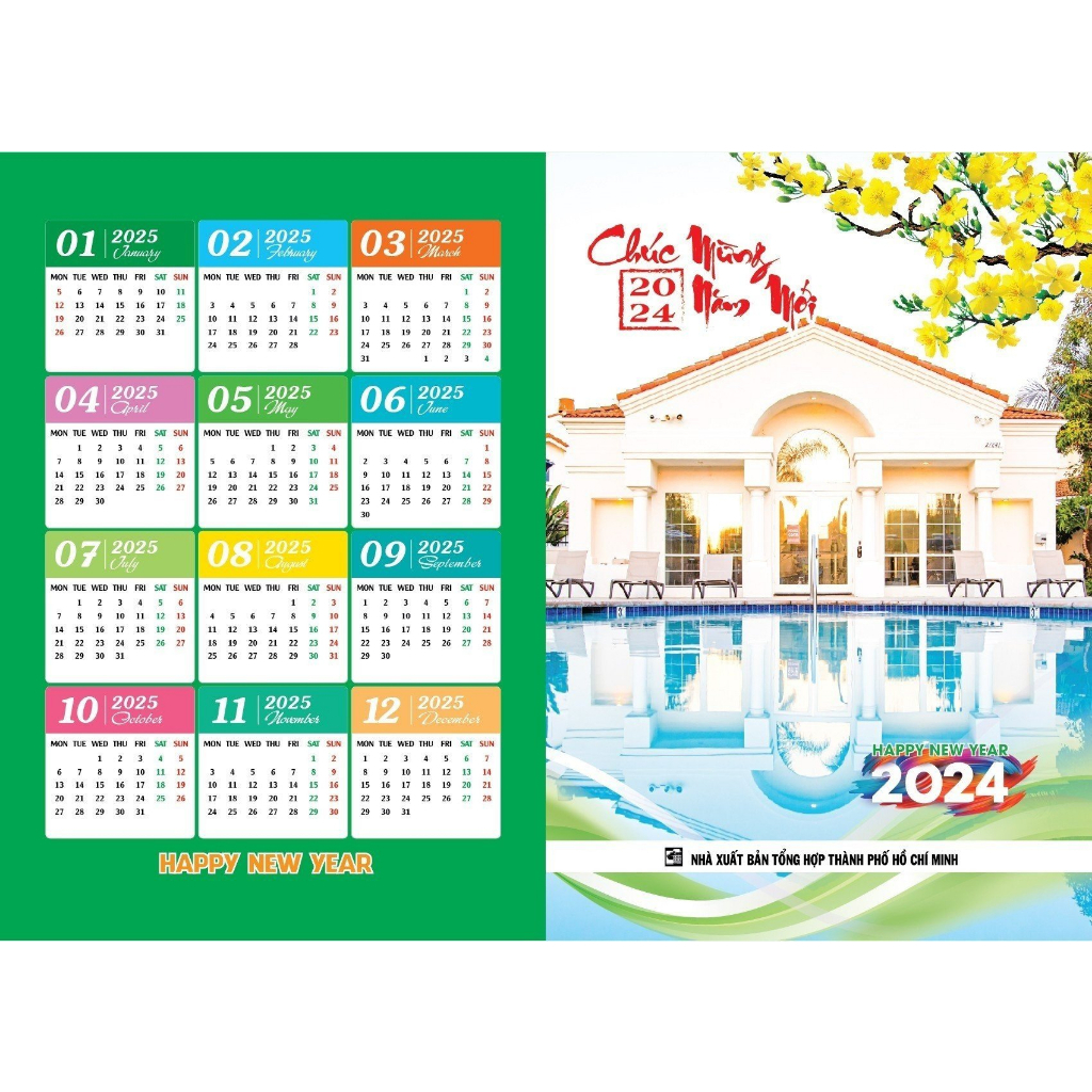 Lịch Túi 2024 Giáp Thìn