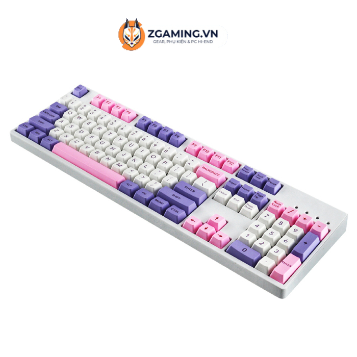 Keycap Gumei Purple | PBT | Dyesub | OEM | 104 Phím | Layout 87/104 | Sẵn Hàng Hỏa Tốc