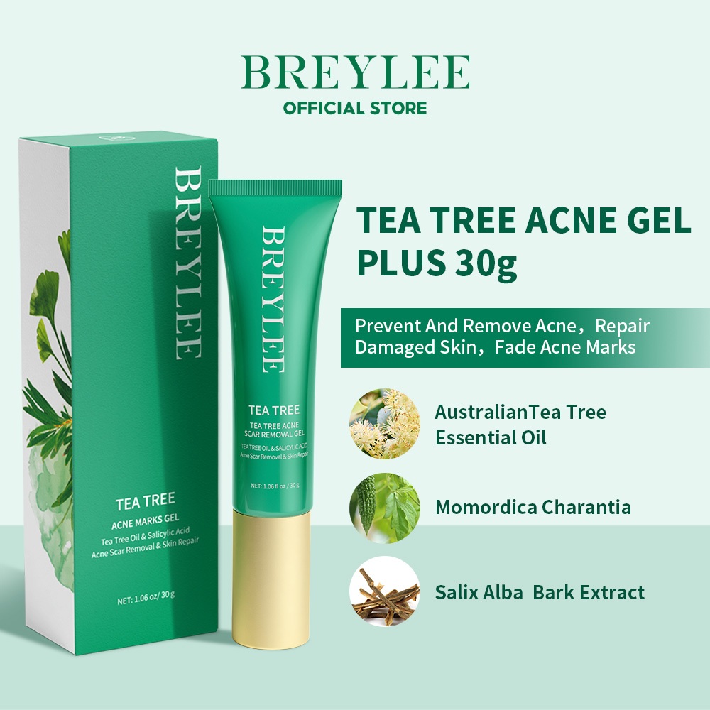 Tinh Chất Giảm Mụn Breylee Hỗ Trợ Làm Mờ Vết Thâm Chăm Sóc Da Hiệu Quả 1oz/30g