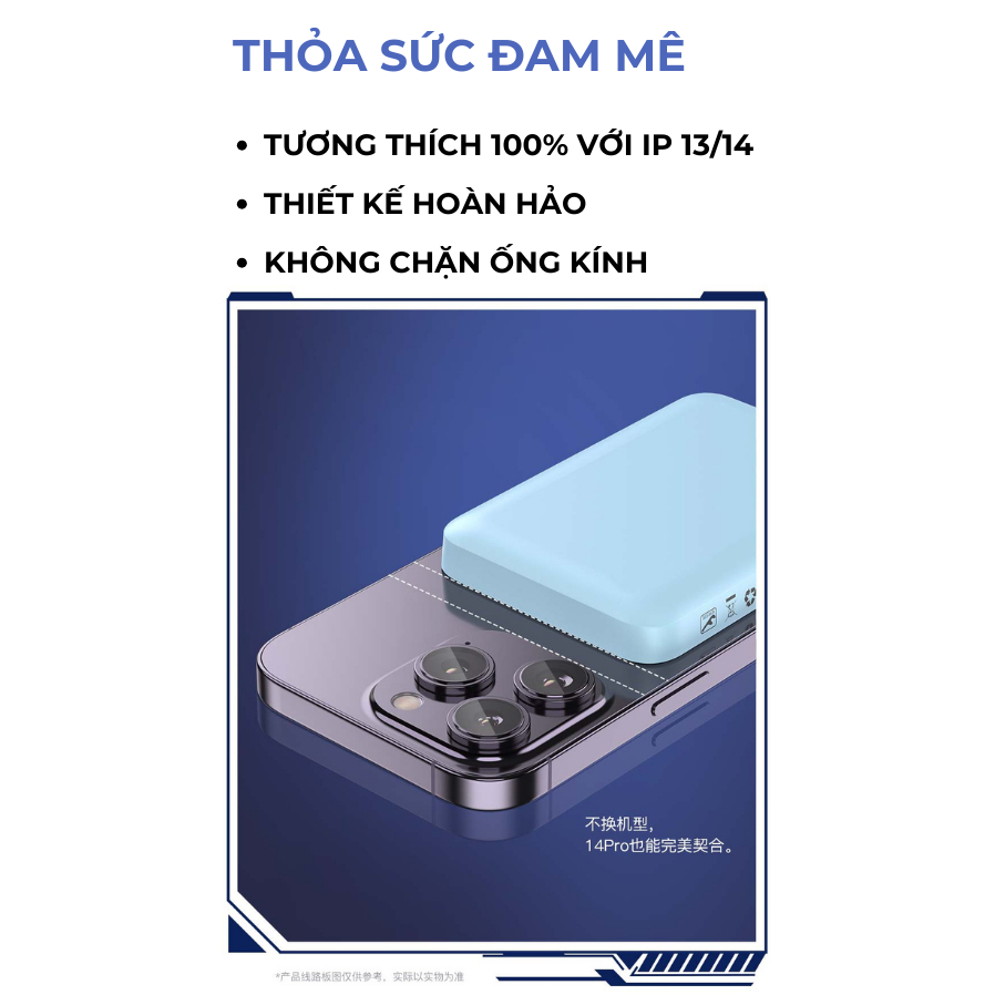 Sạc dự phòng không dây - trong suốt TOTU CPBW -015, sạc nhanh 5000mAh, Bảo hành 12 tháng, Chính Hãng