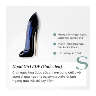 Nước Hoa Good Girl Các Bản [Mẫu Thử]