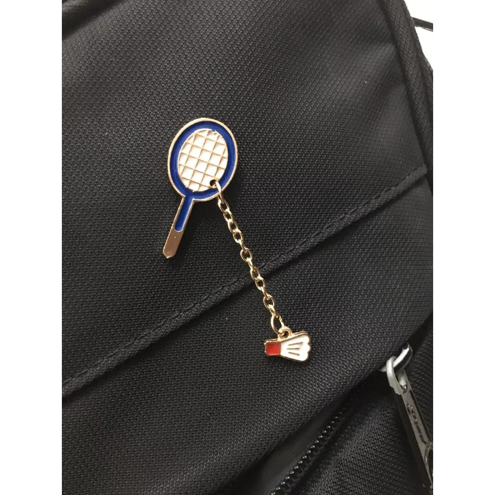 Ghim Cài Áo Hình Cầu Lông Ghim Thể Thao Cho Bạn Bè - Quà Tặng Ý Nghĩa