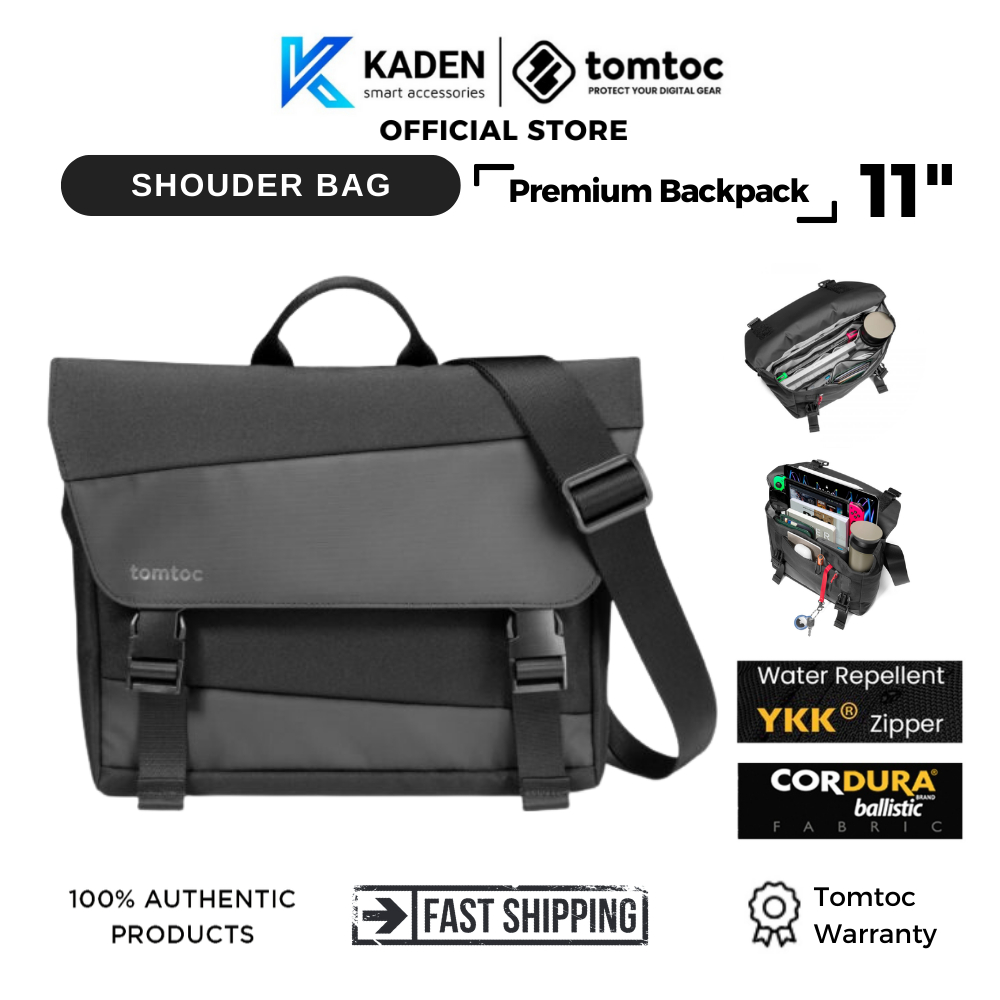 Túi Đeo Chéo Tomtoc (Usa) Slash-T27 Shoulder Bag Meteorite T27S1D1 - Hàng chính hãng