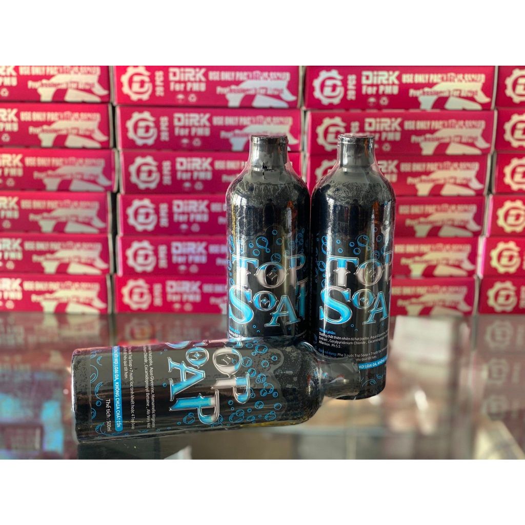 Top soap nước rửa hình xăm siêu sạch Chai 500ml