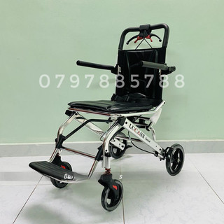 Xe lăn du lịch siêu gọn nhẹ dành cho người già, người bệnh Lucass X-69