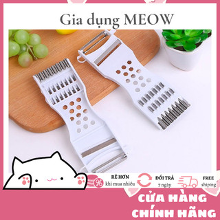 Dụng Cụ Cắt / Bào Rau Củ Quả bằng nhựa đa năng - dụng cụ bào rau củ. bào sợi đa năng- Dao nạo 2 đầu