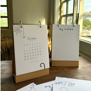 Lịch để bàn 2024- Mẫu lịch dễ thương để bàn - Lịch chữ A Binder hot nhất 2023 Chia Calendar