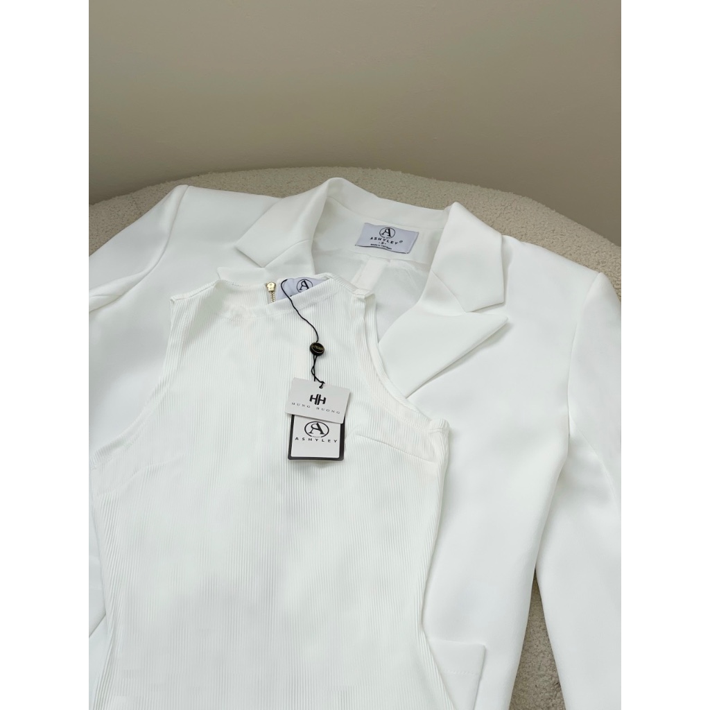 Set jumsuit kèm áo vest 𝐀𝐒𝐇𝐘𝐋𝐄𝐘 sang chảnh