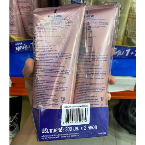 Dưỡng thể chống nắng Vaseline 50X Healthy Bright SPF50+ PA++++ 300ml Thái Lan - Kavi Cosmetics