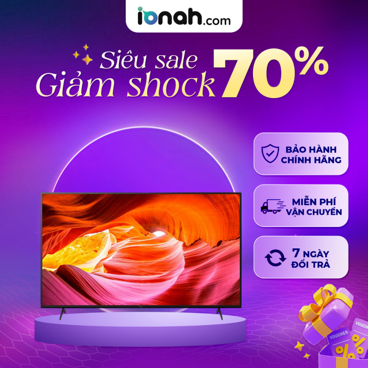 Google Tivi Sony 4K 55 Inch KD-55X75K