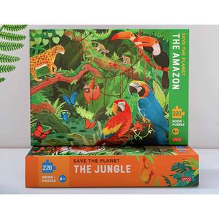 Save the Planet: The Amazon (Book and puzzle 220 pieces) - Bộ ghép hình 220 chi tiết
