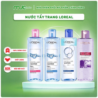 Nước tẩy trang Nước tẩy trang Loreal - L'Oreal Paris 3-in-1 Micellar 400ml