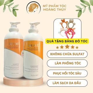 Dầu Cặp BBLUNT - Cặp Gội Xả Chuẩn Salon Không Chứa Sulfat Làm Sạch Và Phục Hồi Sâu Cho Tóc Nhuộm & Hư Tổn Lưu Hương Lâu