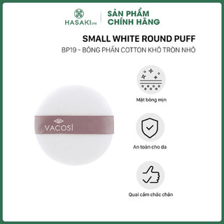 Bông Phấn Cotton Khô Tròn Vacosi BP20/BP19 Hasaki Sản Phẩm Chính Hãng