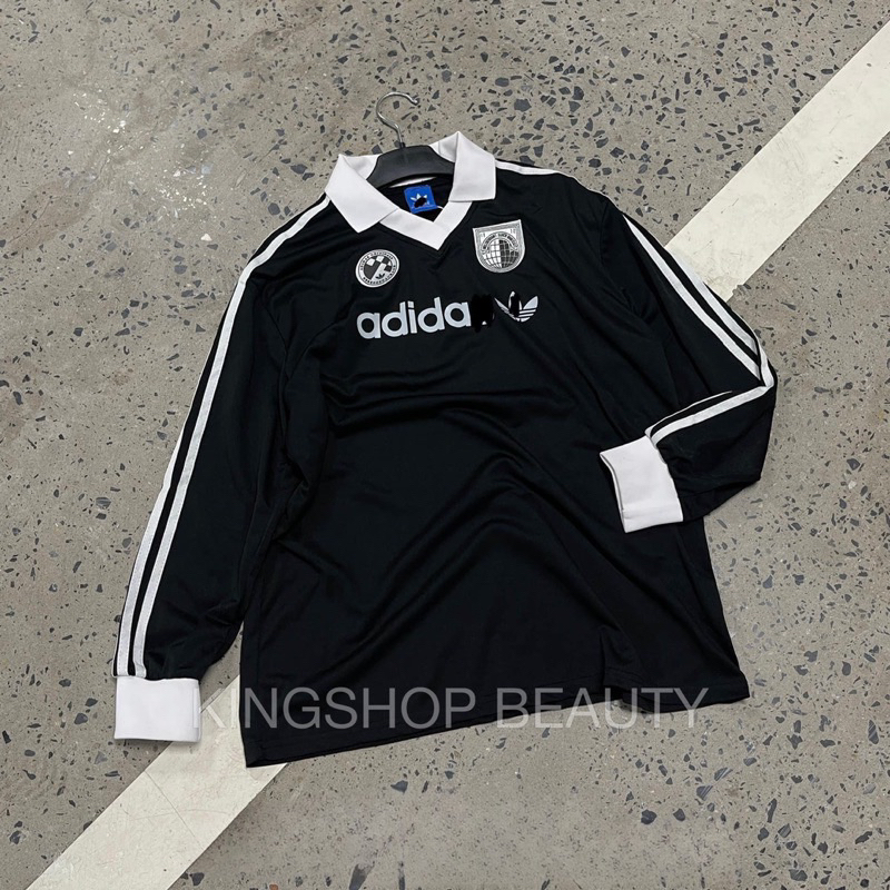 Áo cổ polo dài tay from rộng