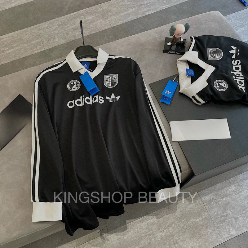 Áo cổ polo dài tay from rộng