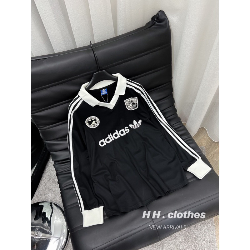 Áo cổ polo dài tay from rộng