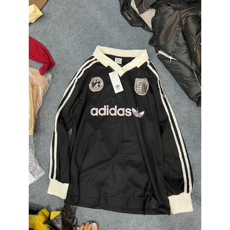 Áo cổ polo dài tay from rộng