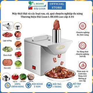 Máy cắt thái thịt và các loại rau củ quả chuyên nghiệp đa năng thương hiệu L-beans A-01 - Bảo Hành 12 Tháng