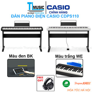 Casio cdp-s110 màu đen cdp-s110 màu trắng new model 2021 | piano điện casio cdp-s110 tặng tai nghe