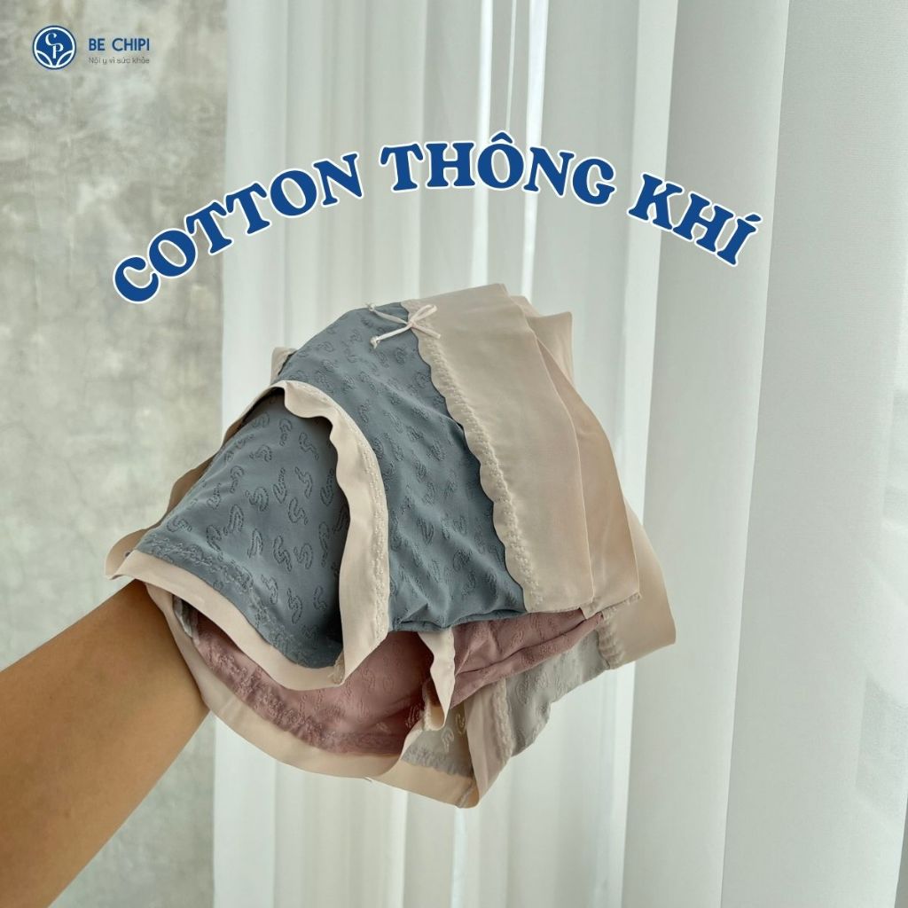 Combo 5 Quần Lót Nữ Cotton Thông Khí Co Giãn Ưu Ái Cho Làn Da QL1154 By Bechipi