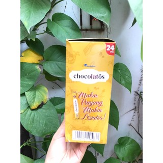 Bánh Quế Gery Socola Chocolatõs Chocolate Flavour (Hộp 336g - Vàng Đất)