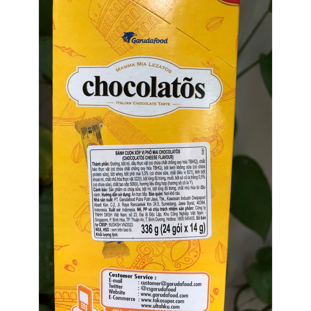 Bánh Quế Gery Phô Mai Chocolatõs Cheese Flavour