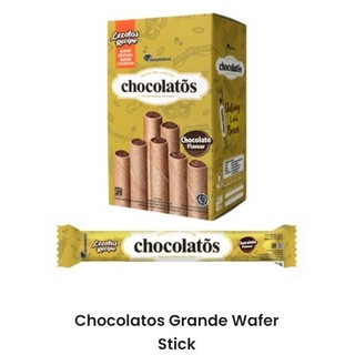 Bánh Quế Gery Socola Chocolatõs Chocolate Flavour (Hộp 336g - Vàng Đất)