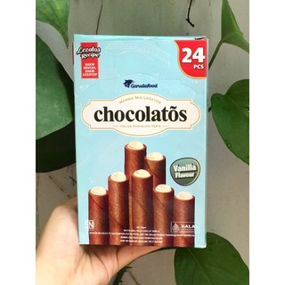 Bánh Quế Gery Vani Chocolatõs Vanilla Flavour (Hộp 288g - Xanh)
