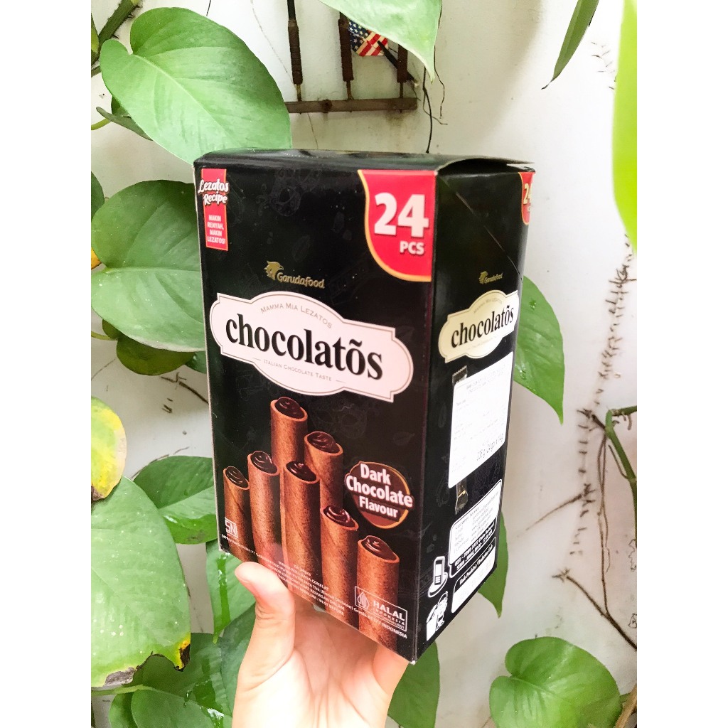 Bánh Quế Gery Sô Cô La Đen Chocolatõs Dark Chocolate Flavour