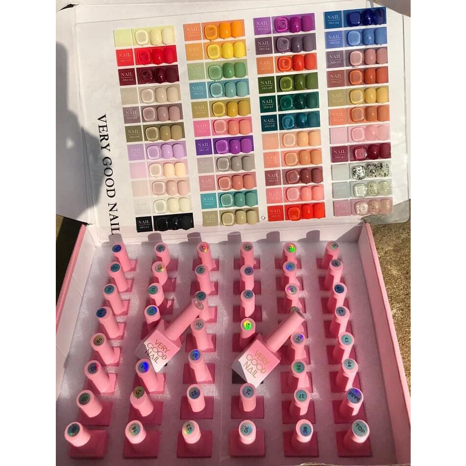 Sét sơn very good nail 44 màu chai hồng