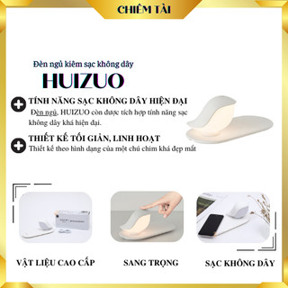 Đèn ngủ kiêm sạc không dây HUIZUO