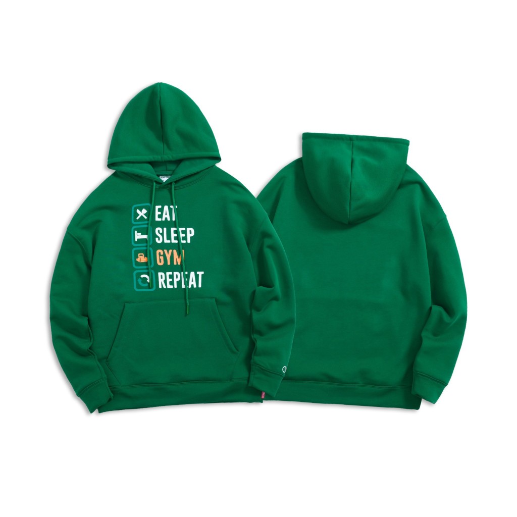 Áo Hoodie Nam Nữ Unisex DAILY LIFE OVERCO Chất Nỉ Cotton Lót Bông Mũ 2 Lớp Form Rộng