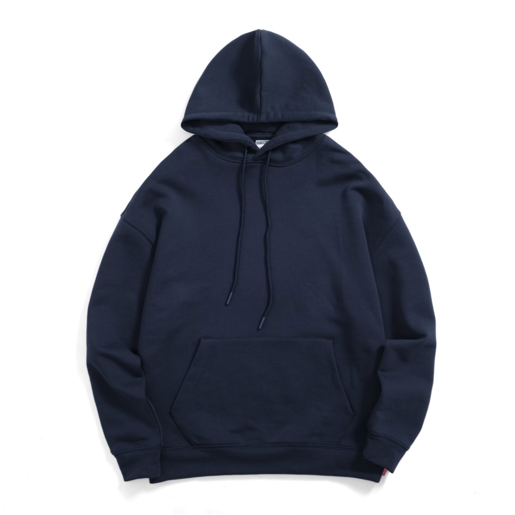 Áo Hoodie Nam Nữ Unisex BASIC OVERCO Chất Nỉ Cotton Lót Bông Mũ 2 Lớp Form Rộng