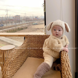 Mũ len tai cừu cho bé (6m-2y) ML02 Mimo Baby