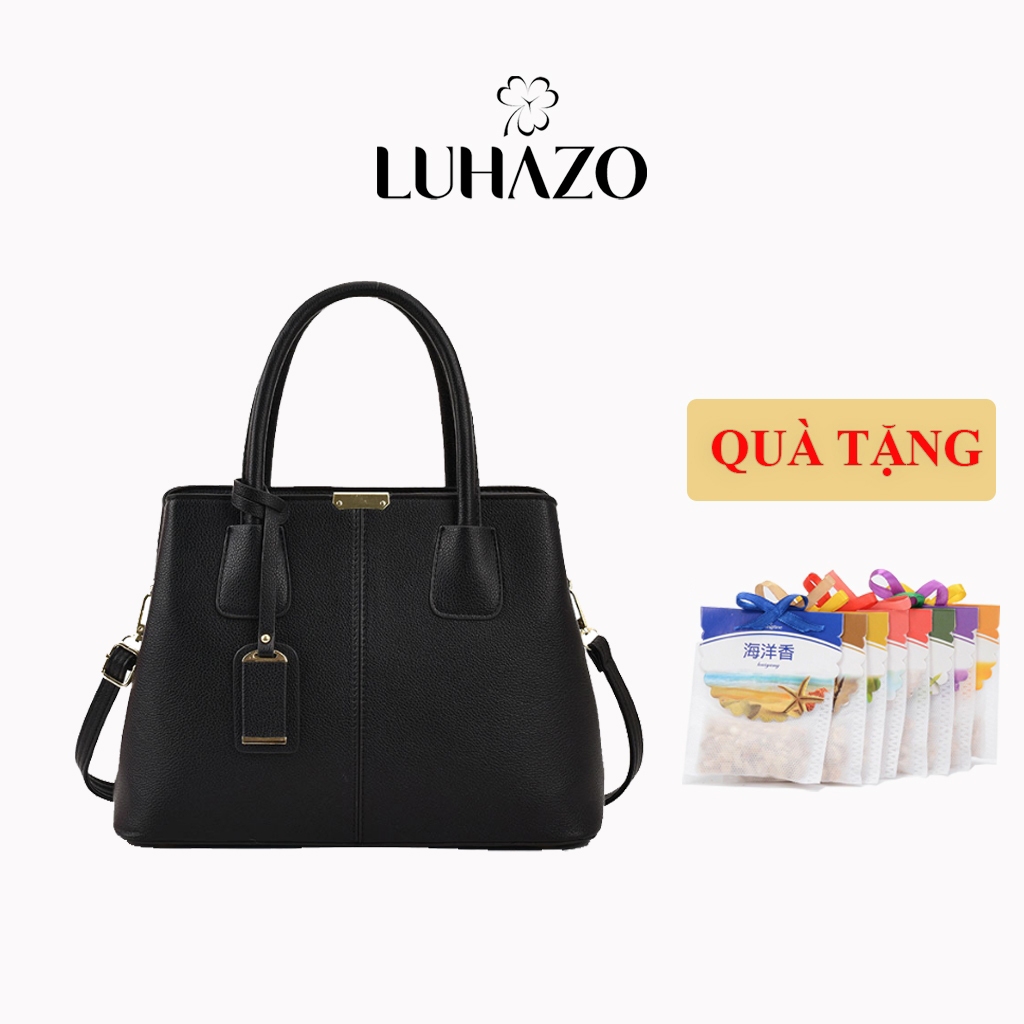 Túi Xách Nữ Thời Trang Công Sở LUHAZO Quai Cầm Tay Chắc Chắn Phong Cách Hàn Quốc Chất Da PU Quảng Châu Đẹp Loại 1 6675