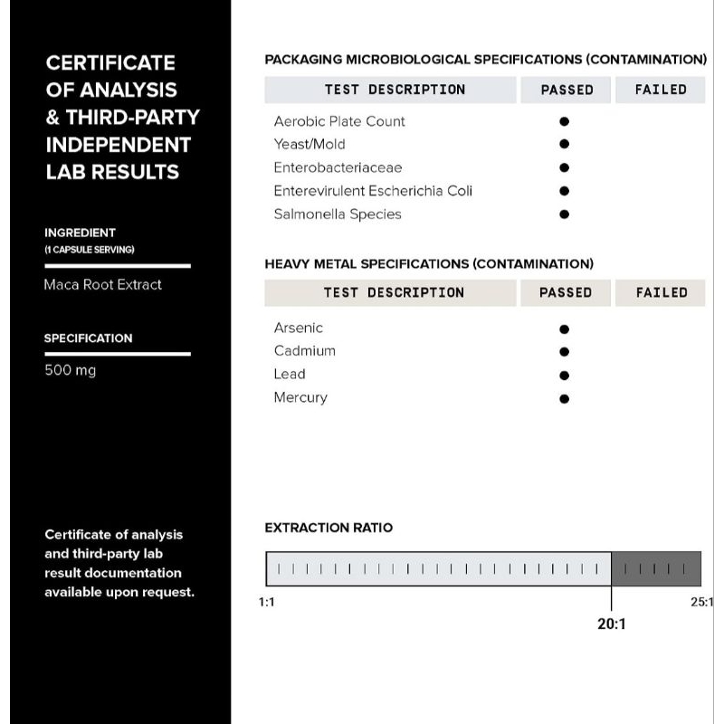 MACA Tăng Cường Sinh Lý Nam, Tăng Testosterone, Tăng Cơ Bắp, Trẻ Hóa Toniiq
