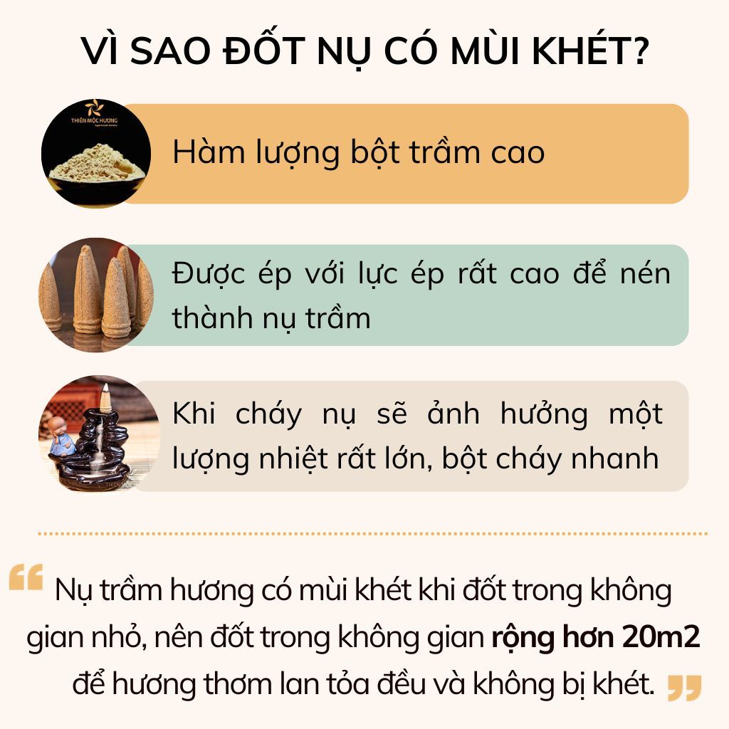 Combo trải nghiệm nhang trầm hương THIÊN MỘC HƯƠNG hương trầm xông thơm nhà, văn phòng