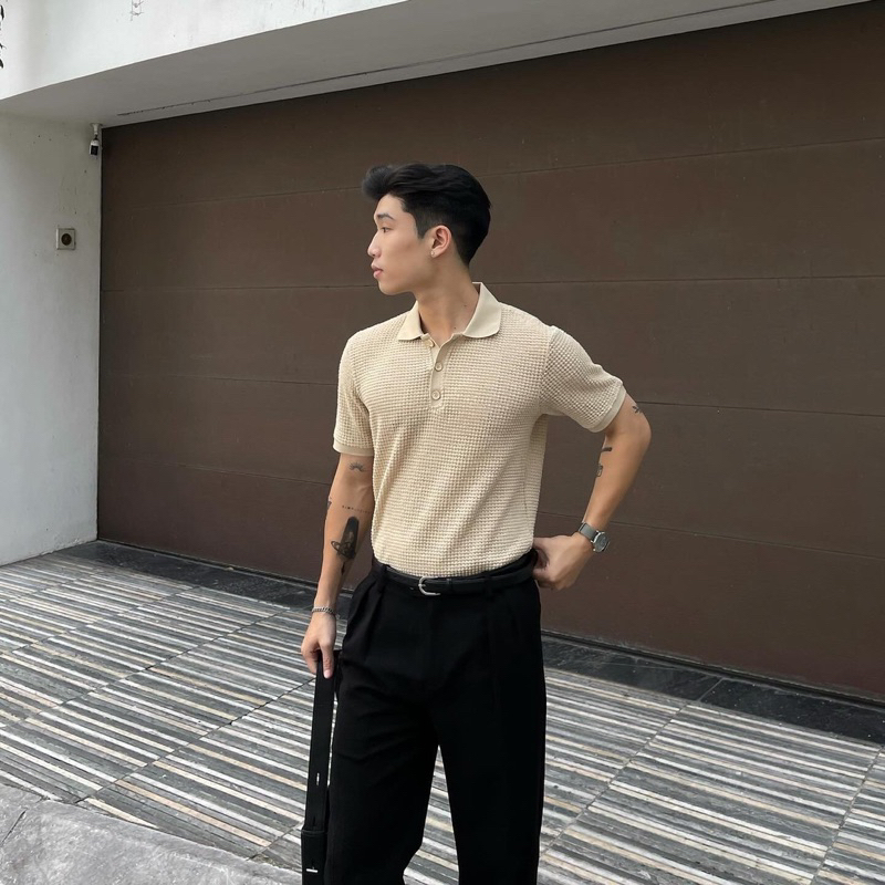 Áo polo Robus chất len đan cao cấp Knit Polo