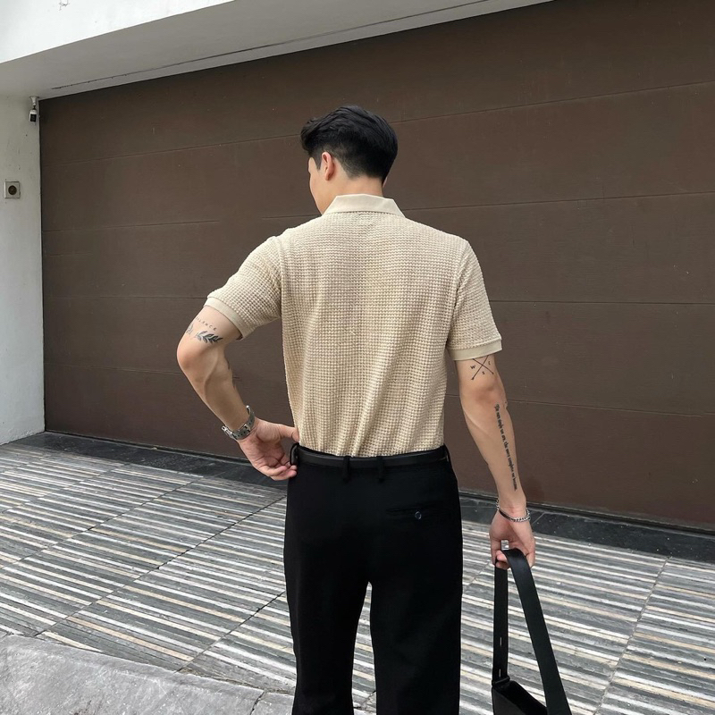 Áo polo Robus chất len đan cao cấp Knit Polo