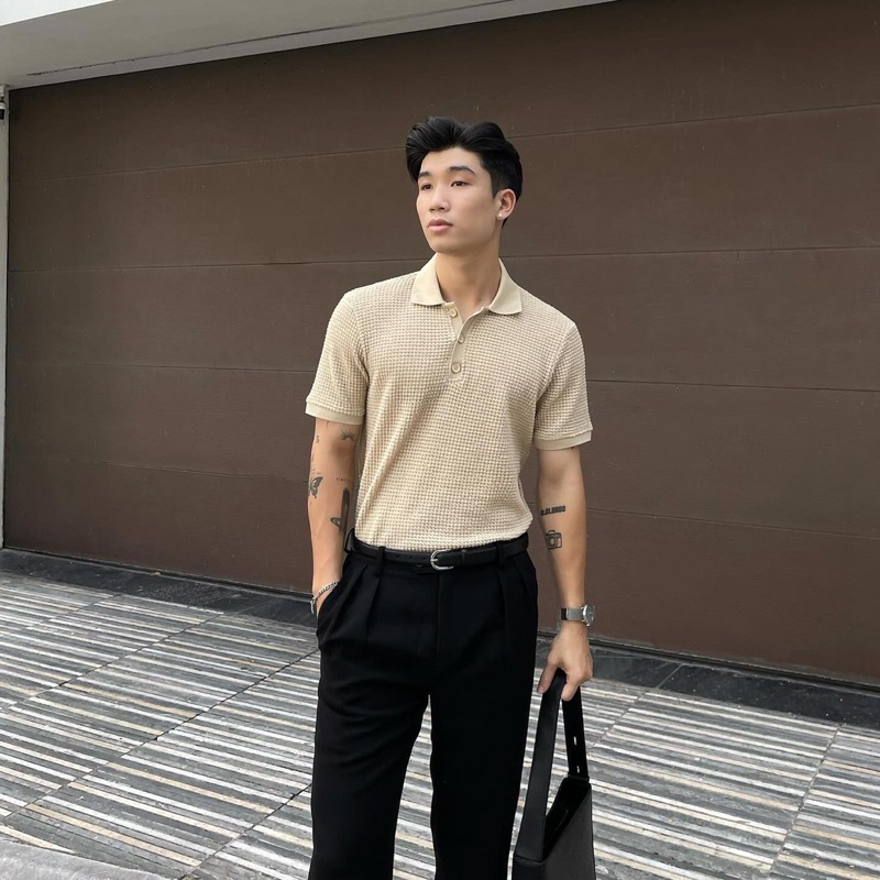 Áo polo Robus chất len đan cao cấp Knit Polo