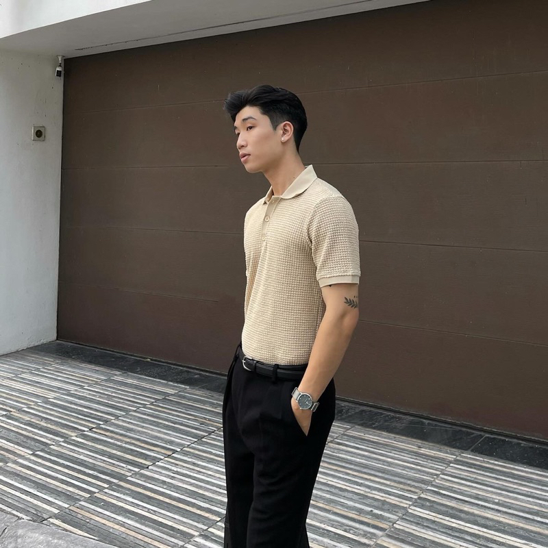 Áo polo Robus chất len đan cao cấp Knit Polo