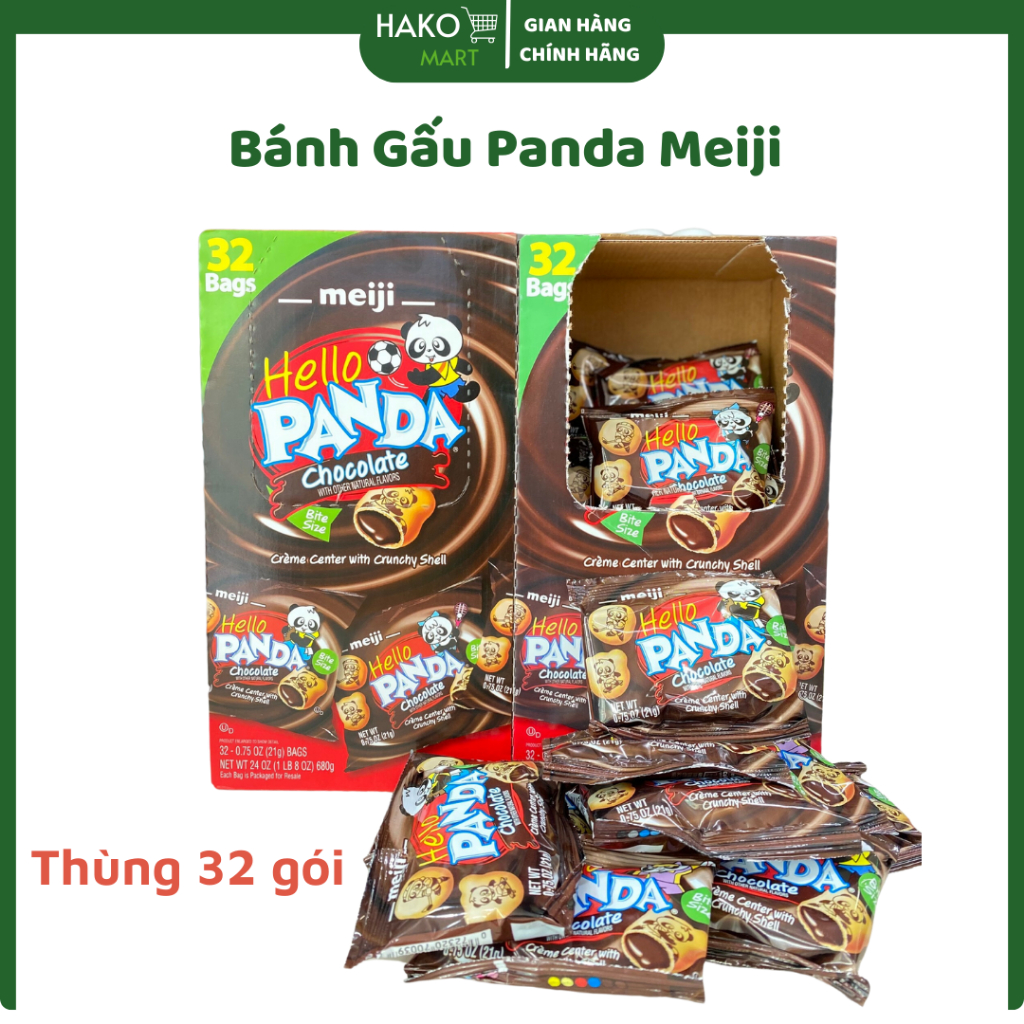 Bánh Gấu Panda Meiji Mỹ