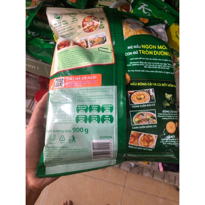 HẠT NÊM KNOR 900g