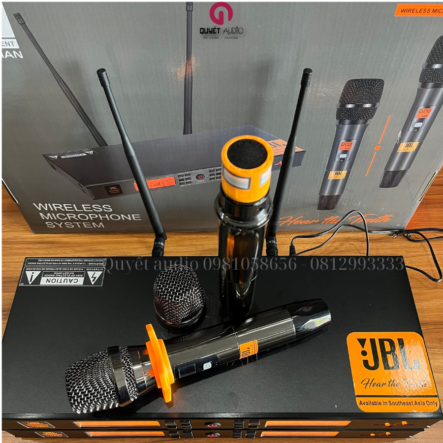 Micro không dây JBL VM880 tự ngắt bảo hành 12 tháng VM 880