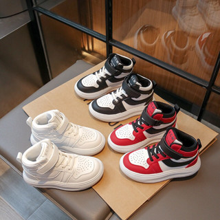 Giày thể thao, boot cổ cao phong cách thời trang đế chống trơn trượt cho bé