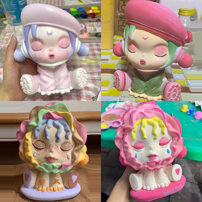 Tượng tô màu SKULL PANDA hottrend 2023