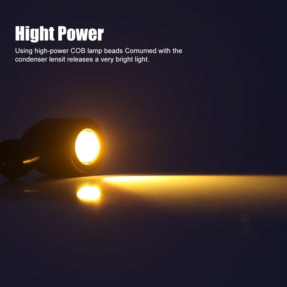 Xi nhan led hợp kim nhôm đúc nguyên khối độ xe mô tô